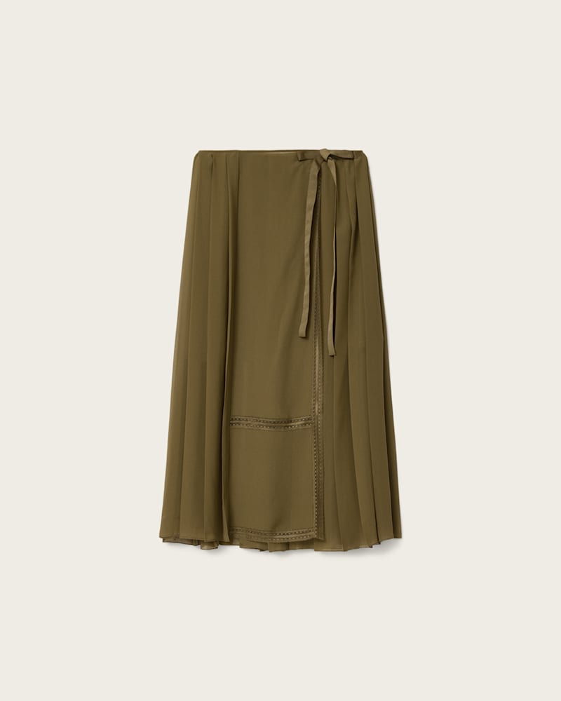 Clover Wrap Maxi Skirt