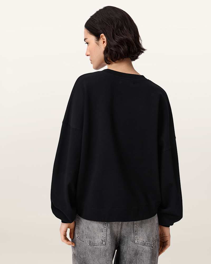 Dash Lila Oversized Embroidered Sweatshirt