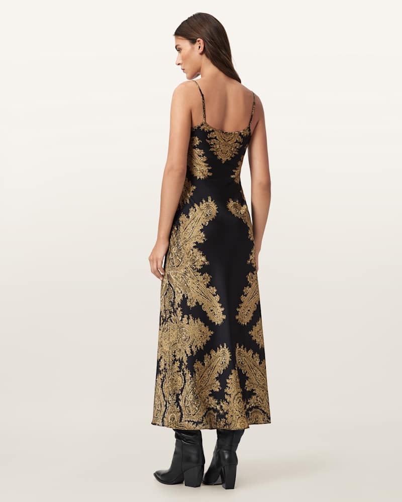 Bryony Paisley Slip Dress