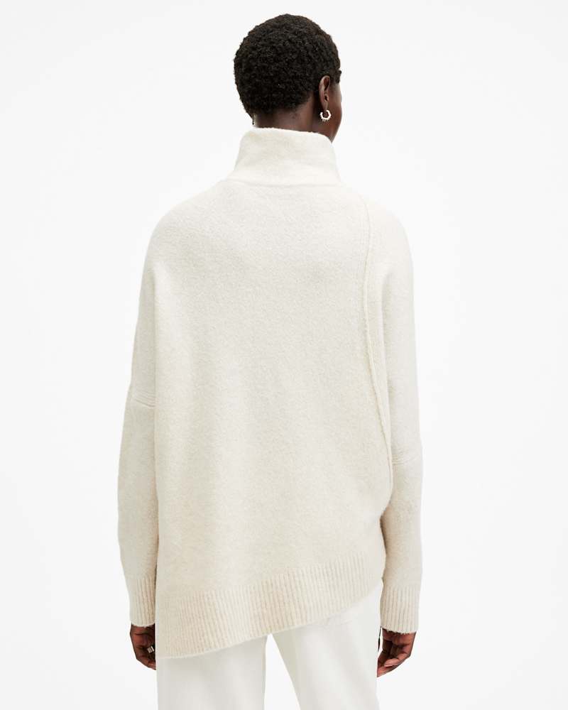 Lock Roll Neck Relaxed Fit Jumper