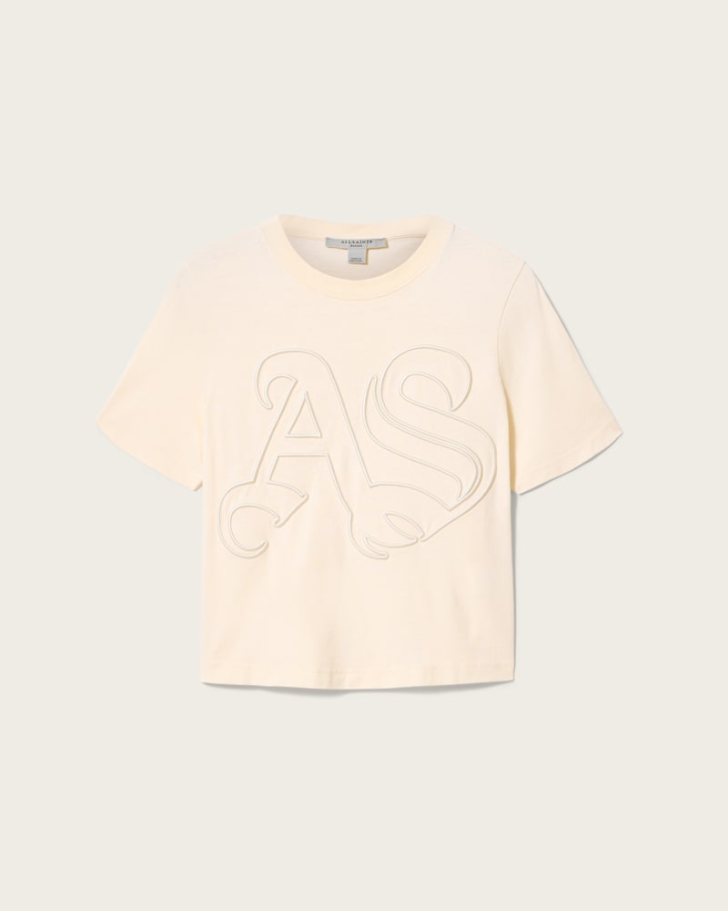 Lisa Embossed Crew Neck T-Shirt