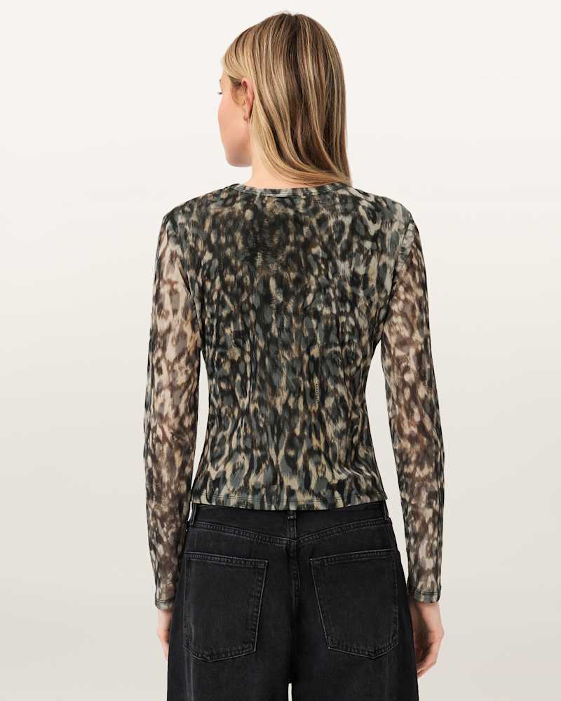 Ellie Mesh Long Sleeve T-Shirt