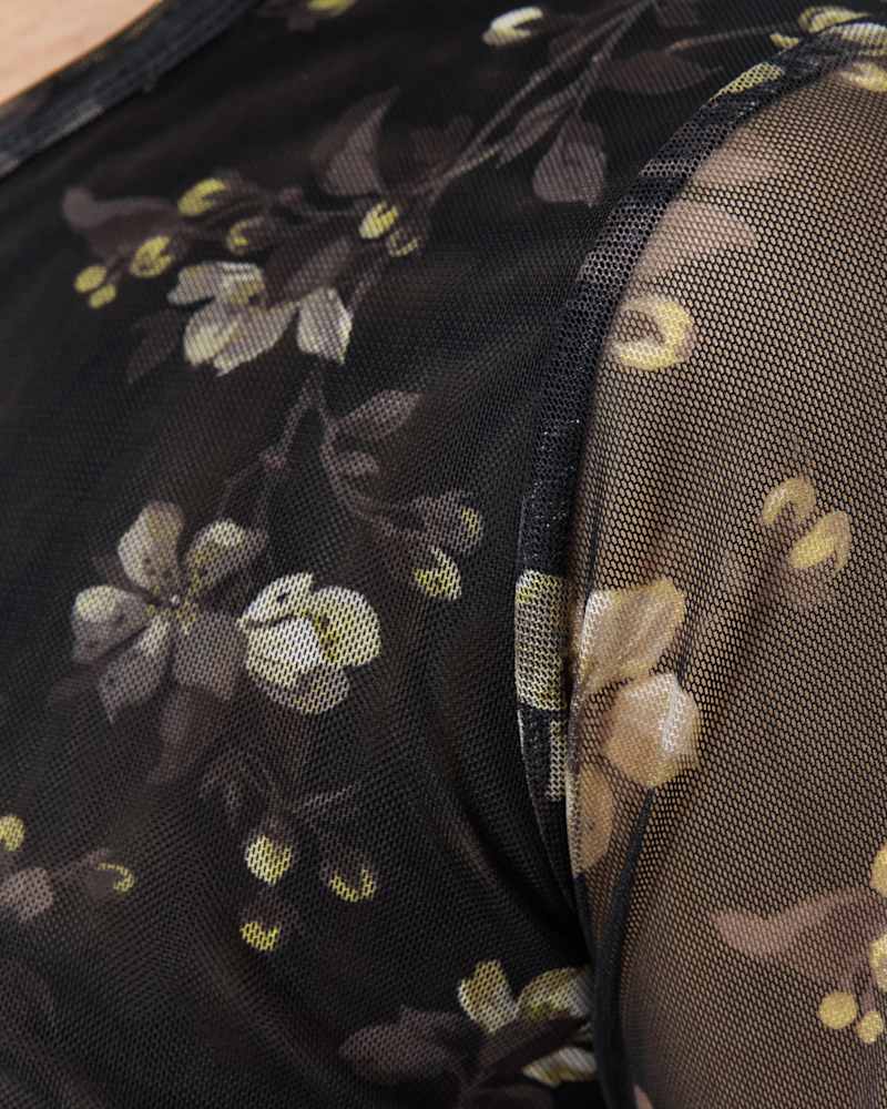 Ellie Mesh Long Sleeve T-Shirt