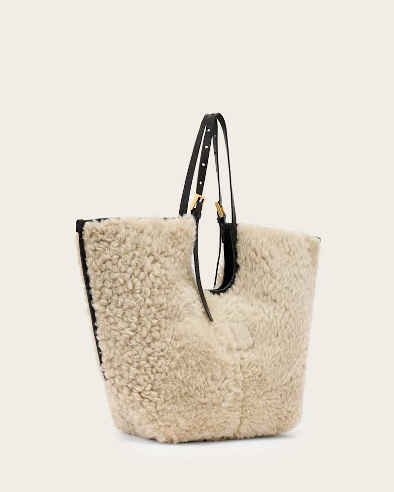 Ara Shearling Tote Bag