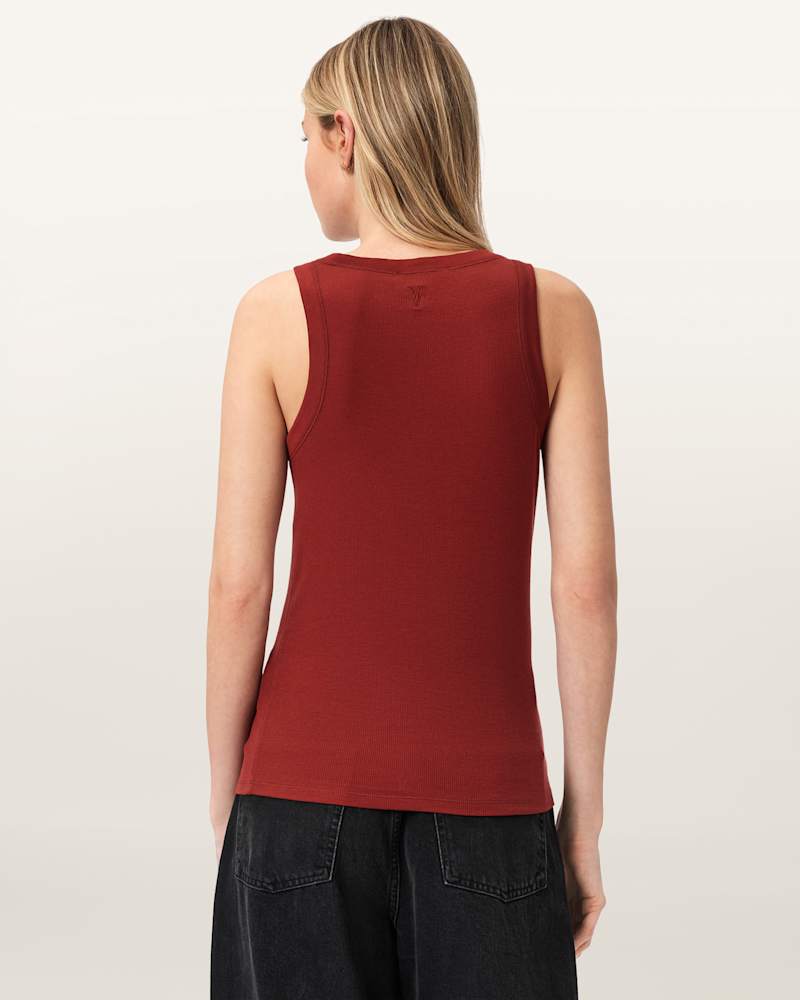 Rina Crew Neck Sleeveless Tank Top 
