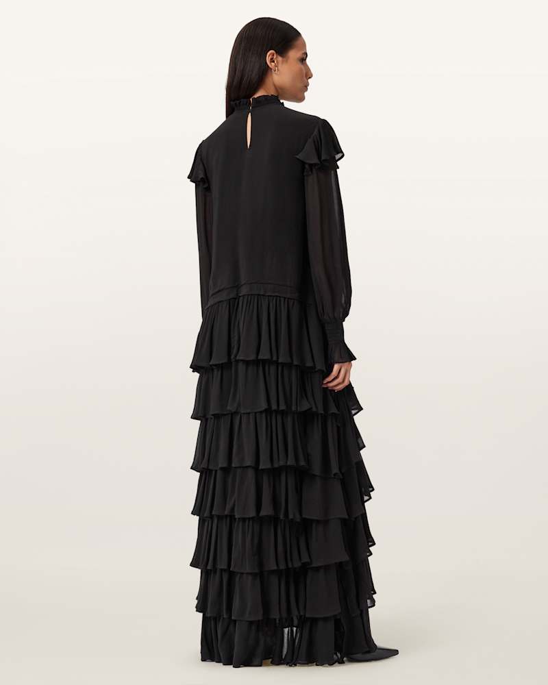 Cavarly Tiered Ruffle Maxi Dress