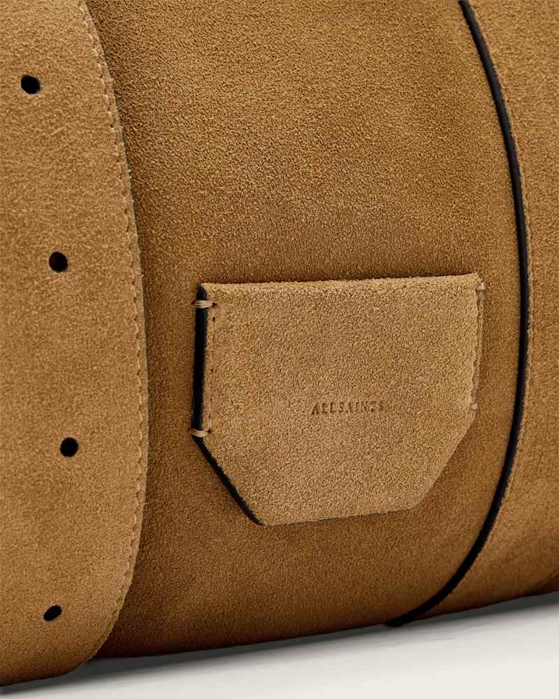 Ares Suede Shoulder Bag