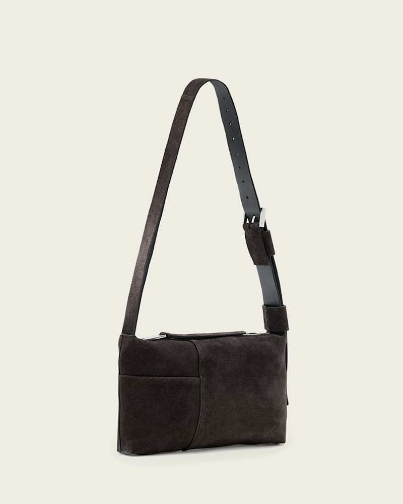 Alba Suede Crossbody Bag