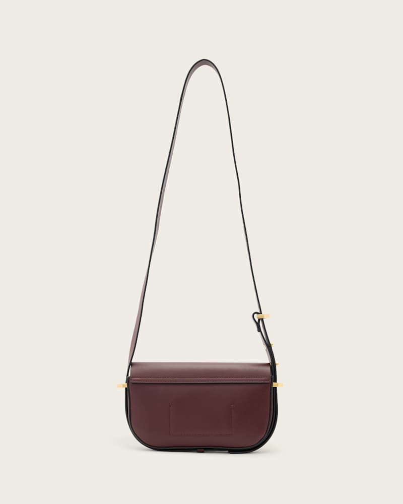 Etta Leather Satchel Crossbody Bag