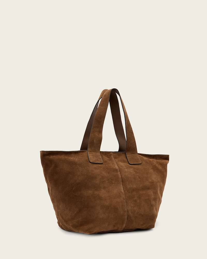 Jean Rey Suede Tote Bag
