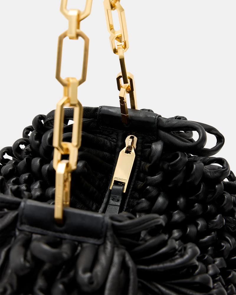 Madea Mini Chain Strap Leather Loop Bag