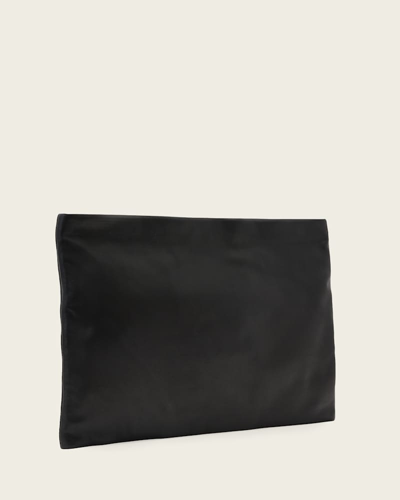 Bettina Large Leather Clutch Bag