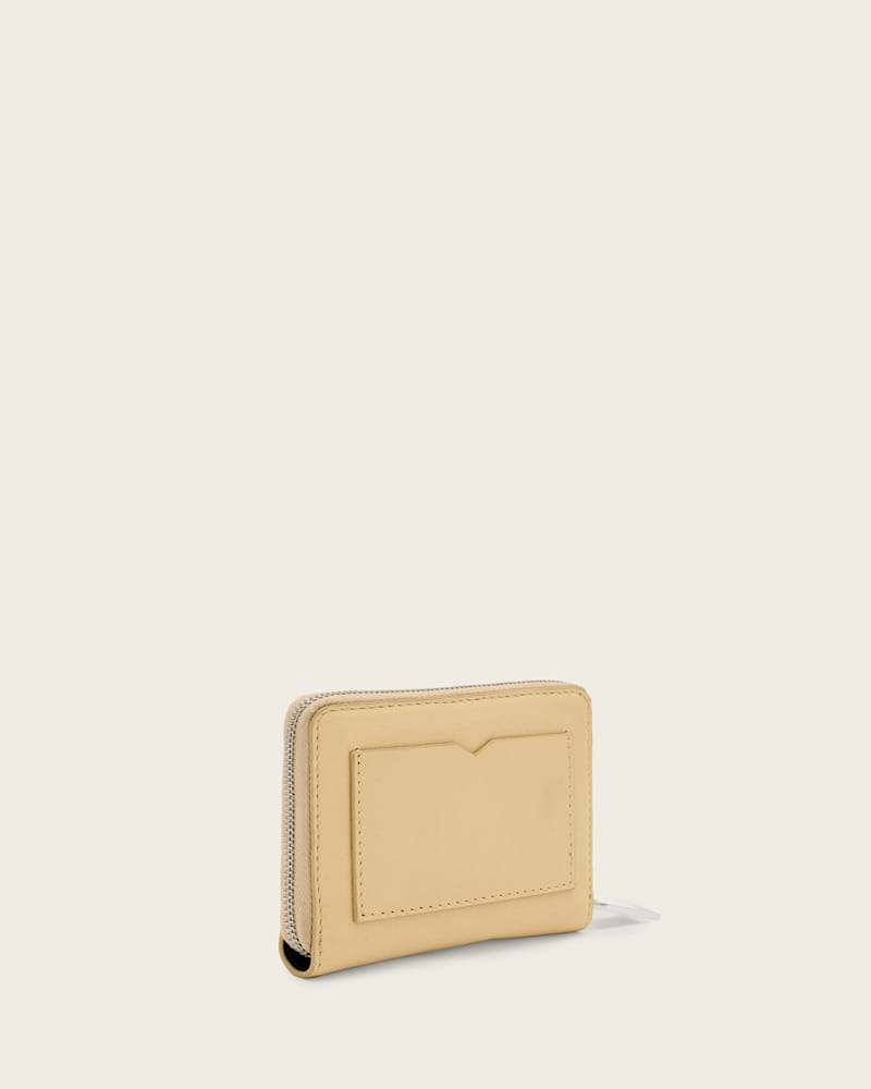 Lena Hex Zip Up Leather Wallet