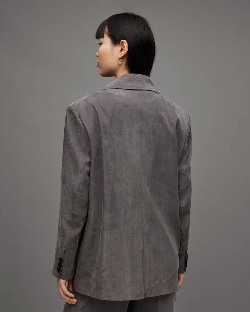 Elle Double Breasted Lightweight Blazer