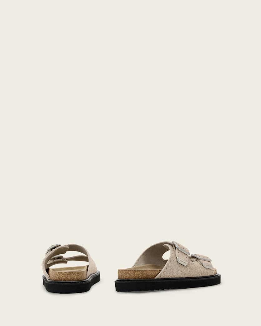 Randal Buckled Suede Sandals