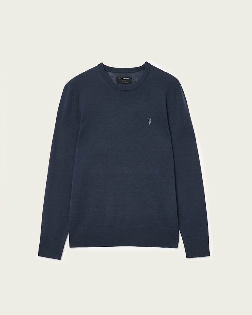 Mode Merino Crew Neck Ramskull Jumper