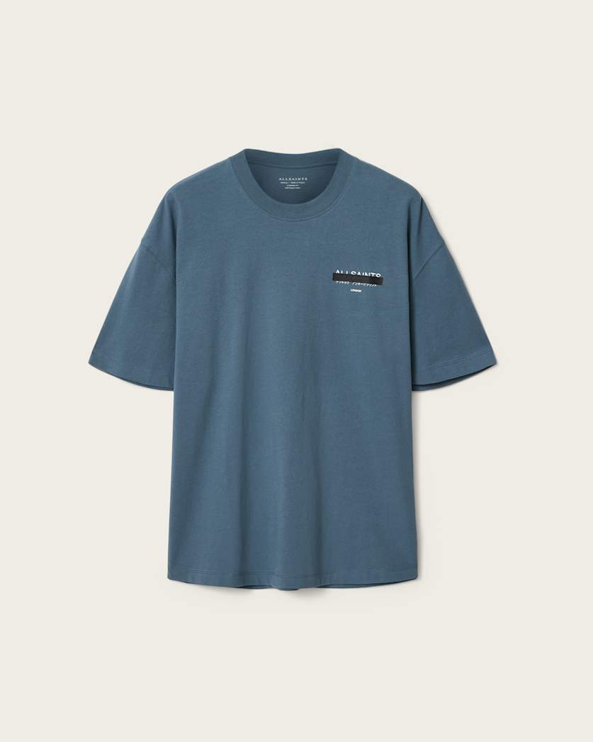 Redact Oversized Embroidered Logo T-Shirt