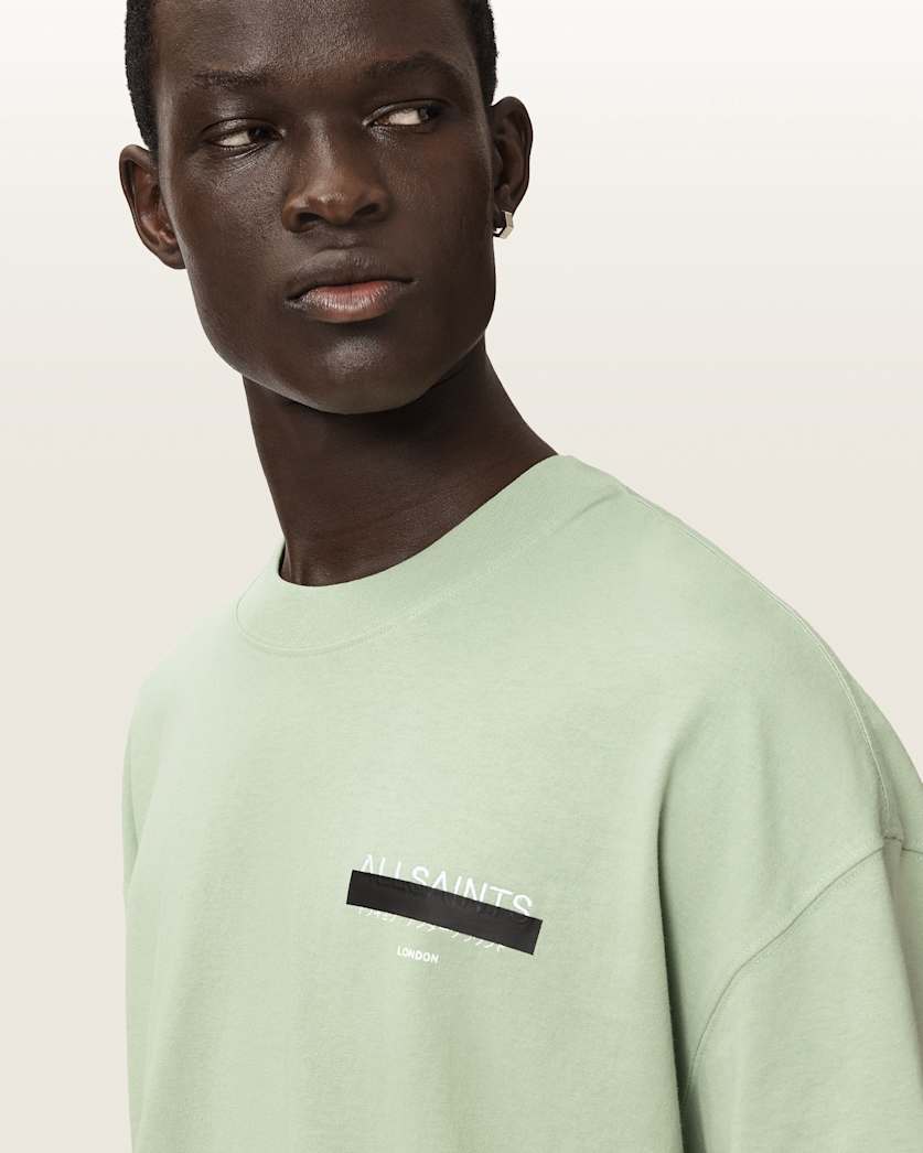Redact Oversized Embroidered Logo T-Shirt