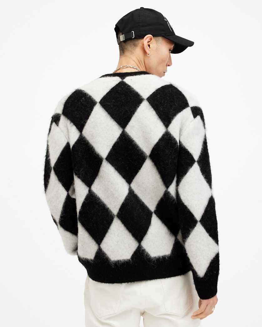 Joker Oversized Argyle Jacquard Jumper