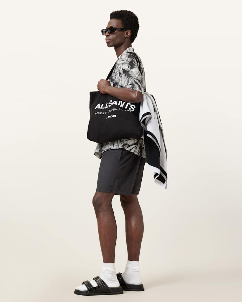 Warden Elastic Waist Ramskull Swimshorts