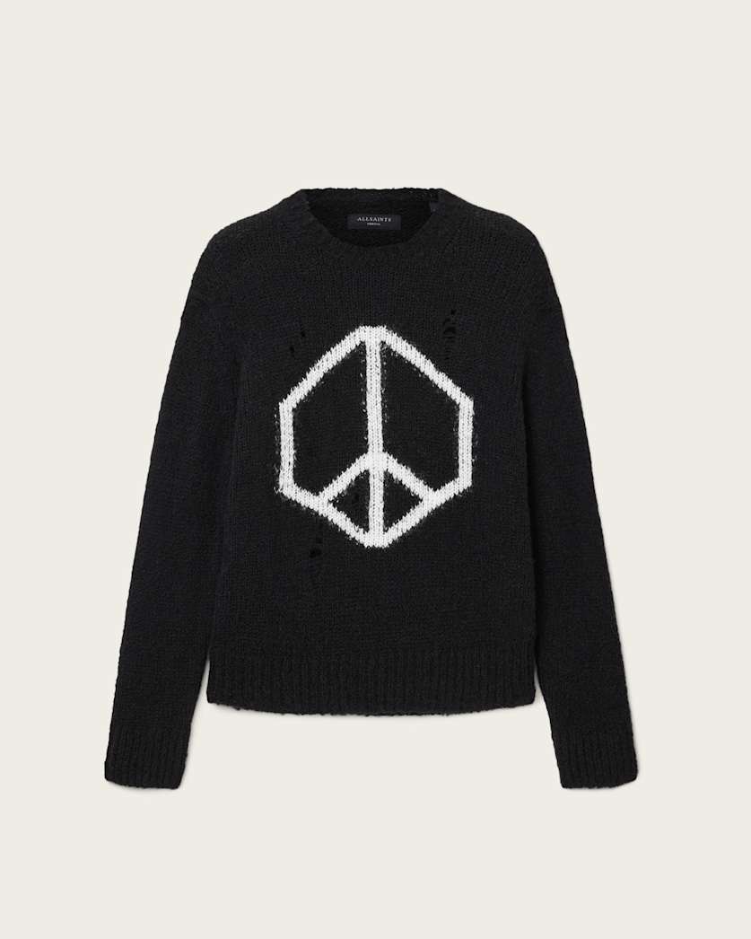 Message Oversized Wool Jumper