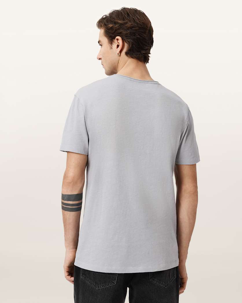 Figure Crew Neck Raw Edge T-Shirt
