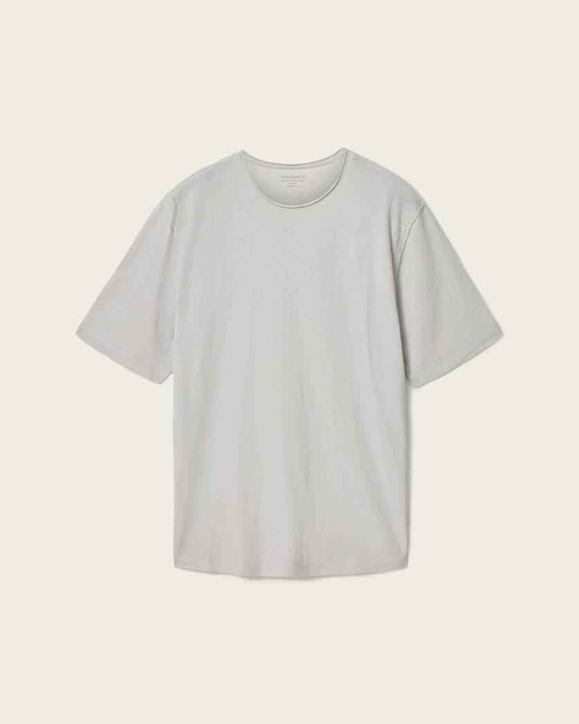 Figure Crew Neck Raw Edge T-Shirt