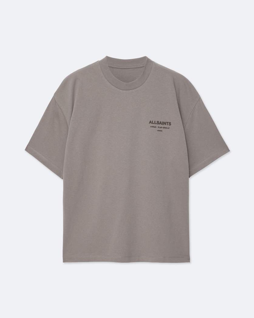 Flocked-logo oversized cotton T-shirt