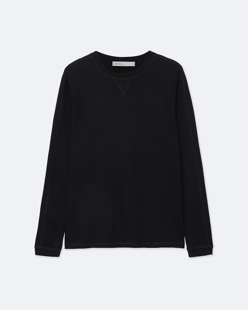 Isaac Waffle-Knit Long-Sleeve T-Shirt