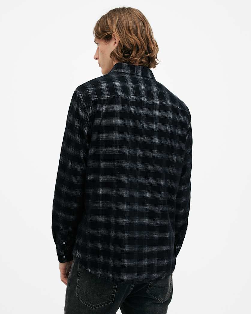 Kink Corduroy Checked Relaxed Fit Shirt