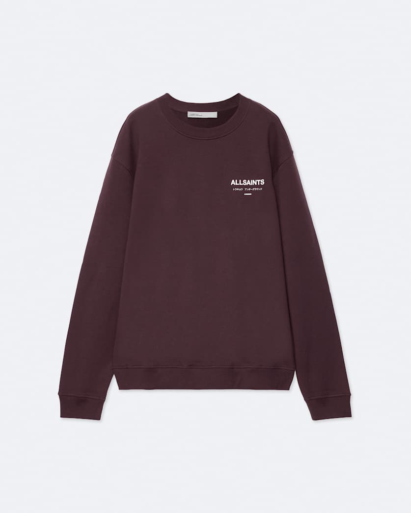 Underground Relaxed Fit Crew Neck Sweatshirt