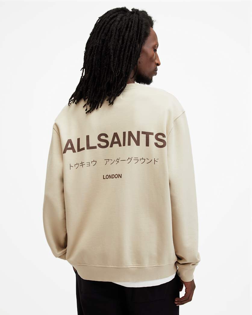 Underground Relaxed Fit Crew Neck Sweatshirt