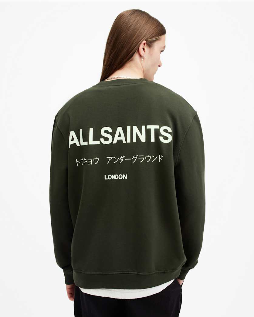 Underground Relaxed Fit Crew Neck Sweatshirt