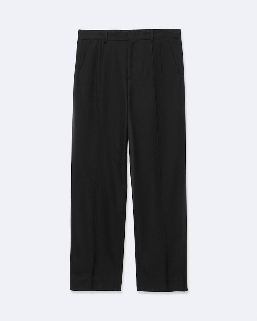 Ware Straight-Fit Double-Pleat Trousers