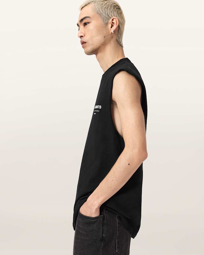 Underground Sleeveless Crew Neck T-Shirt