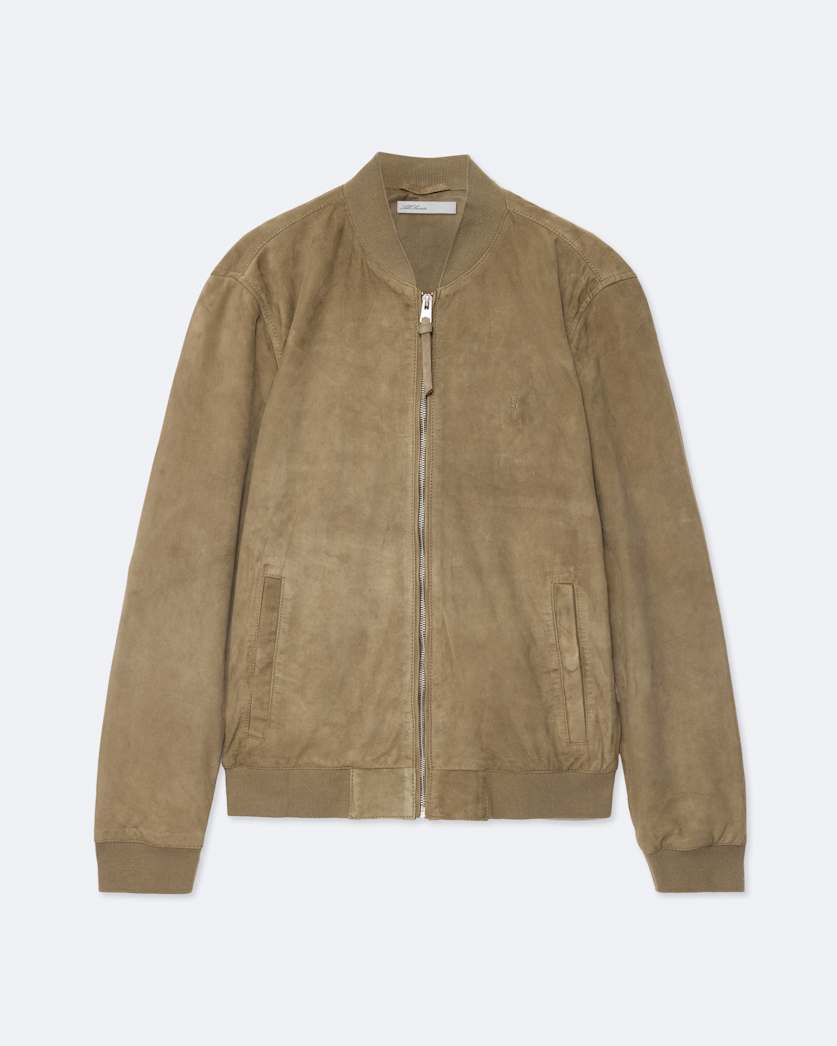Morten Suede Bomber Jacket