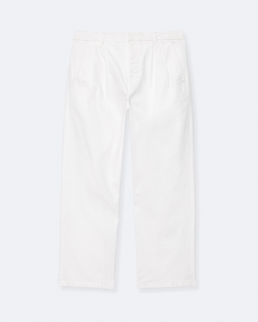 Stretch-cotton straight-leg chinos