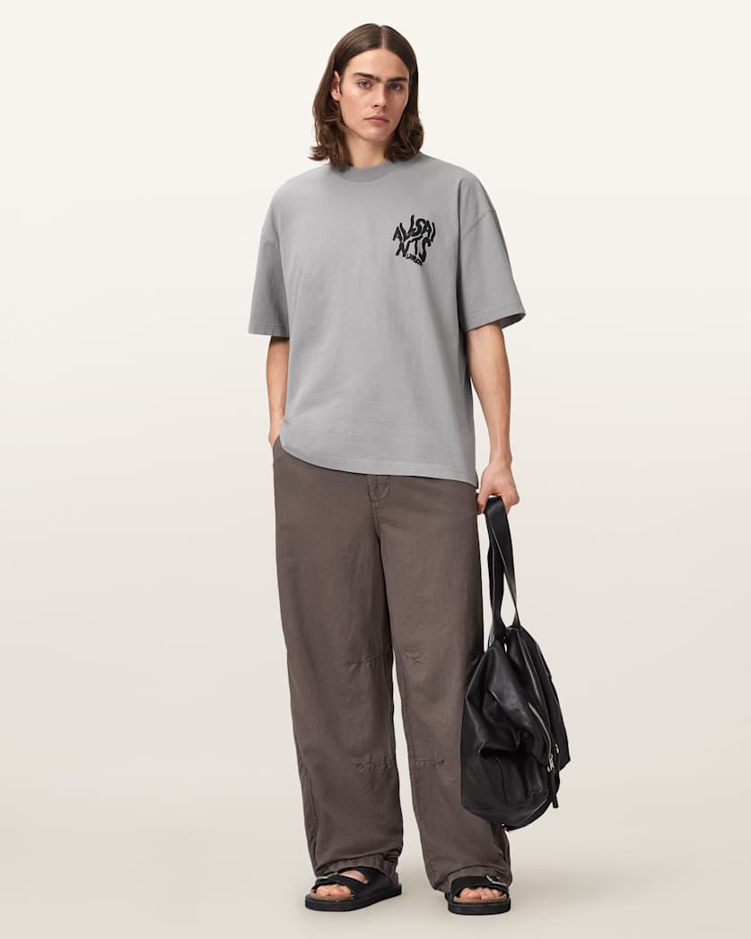 Orlando Logo Print Oversized T-Shirt