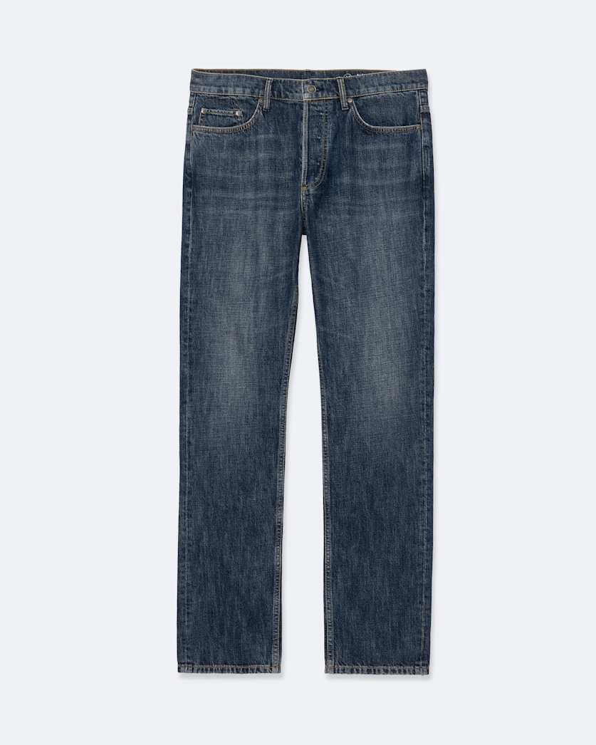 Slim-Fit Straight-Leg Jeans