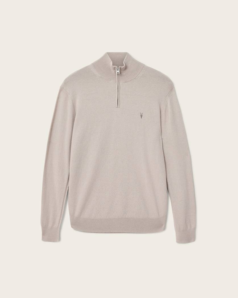 Kilburn Zip Funnel Neck Ramskull Jumper