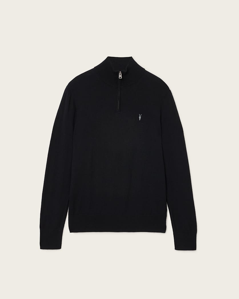 Kilburn Zip Funnel Neck Ramskull Jumper