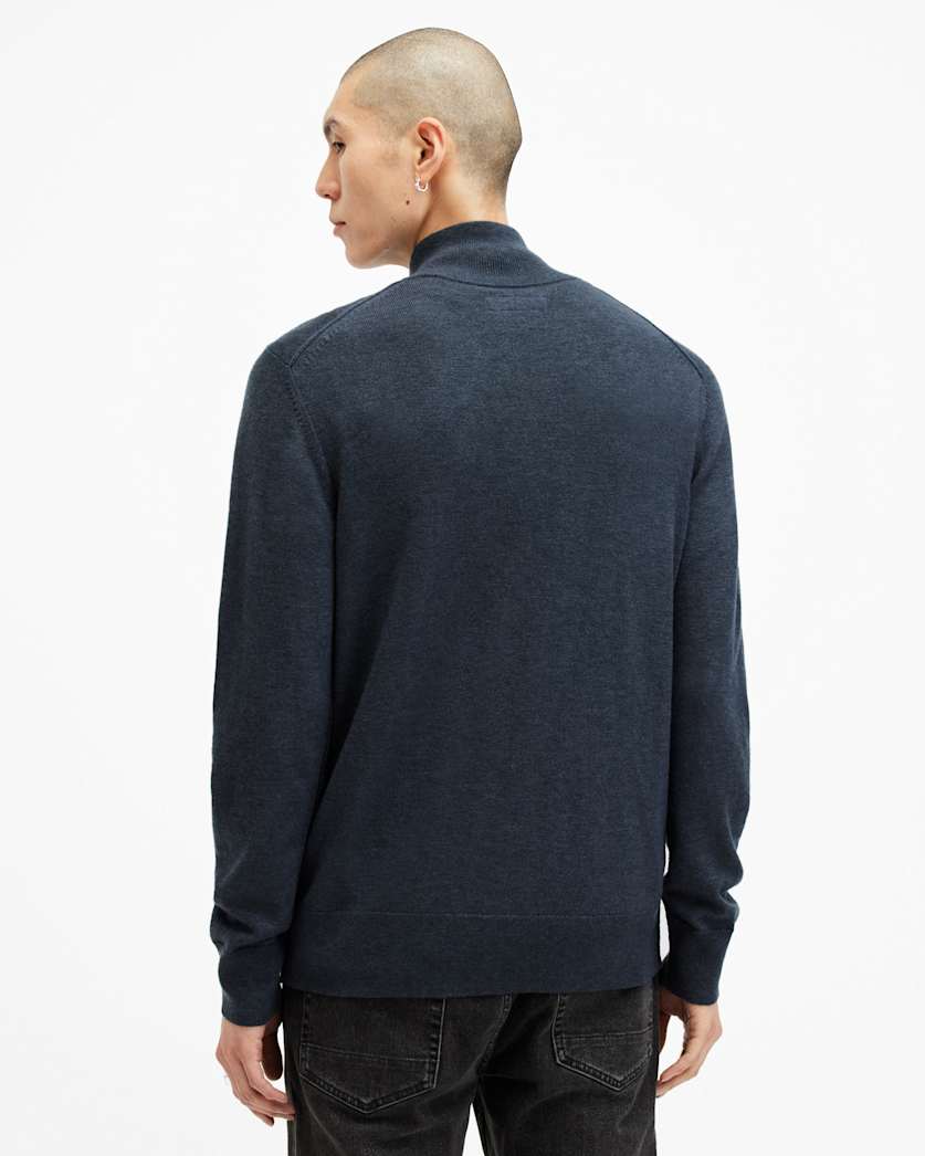 Kilburn Zip Funnel Neck Ramskull Jumper