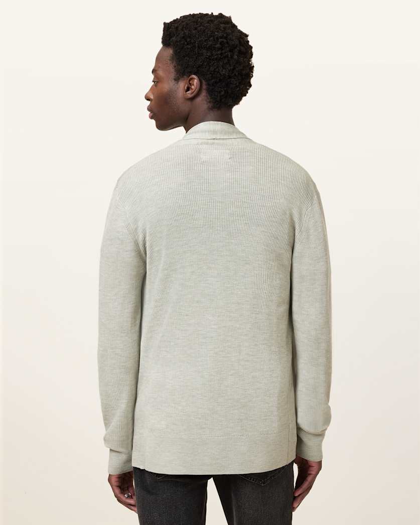 Mode Merino Wool Ramskull Open Cardigan