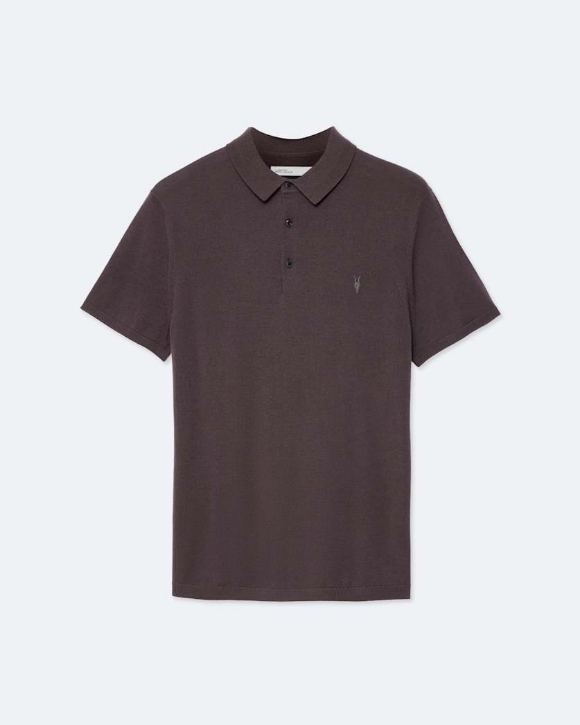 Mode Merino Short Sleeve Ramskull Polo Shirt