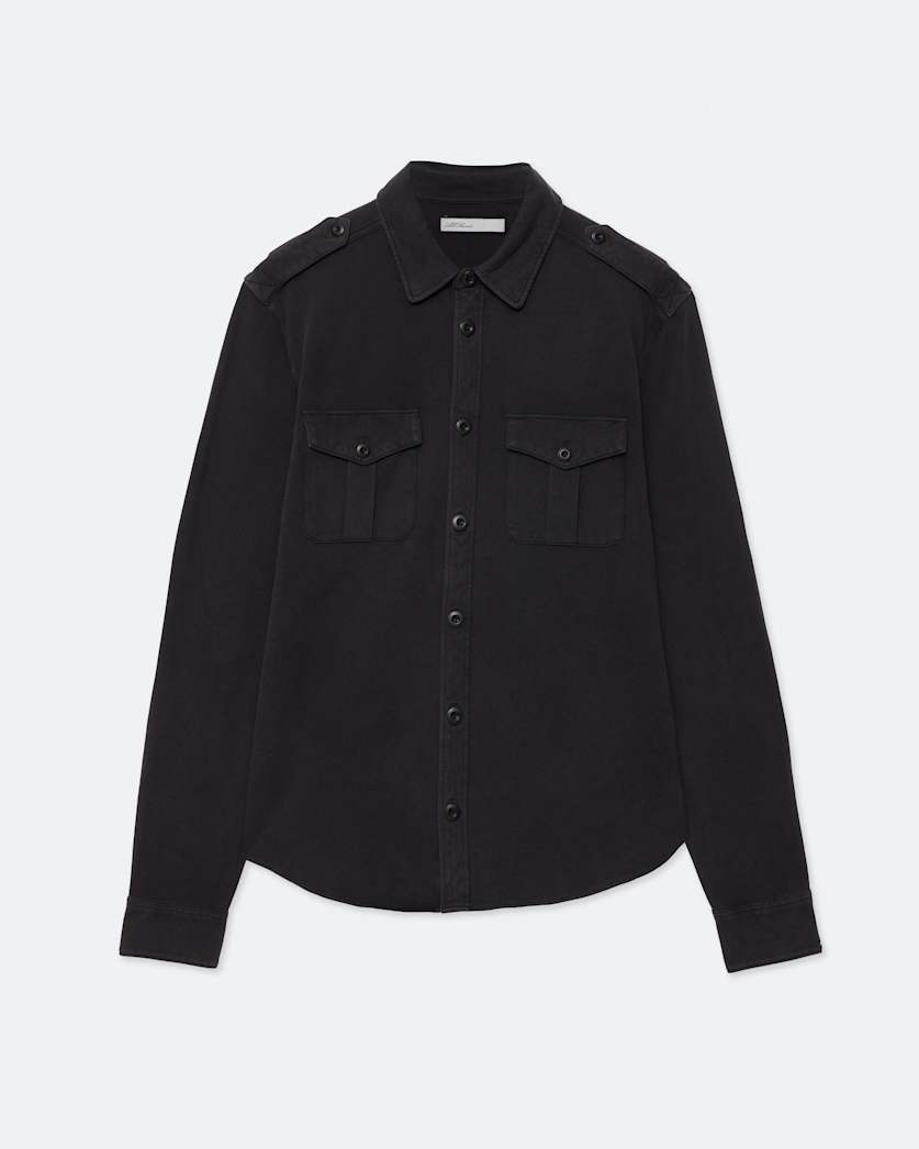 Regular-fit military shirt