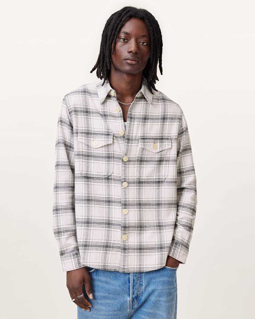 Hamura Checked Relaxed Fit Shirt