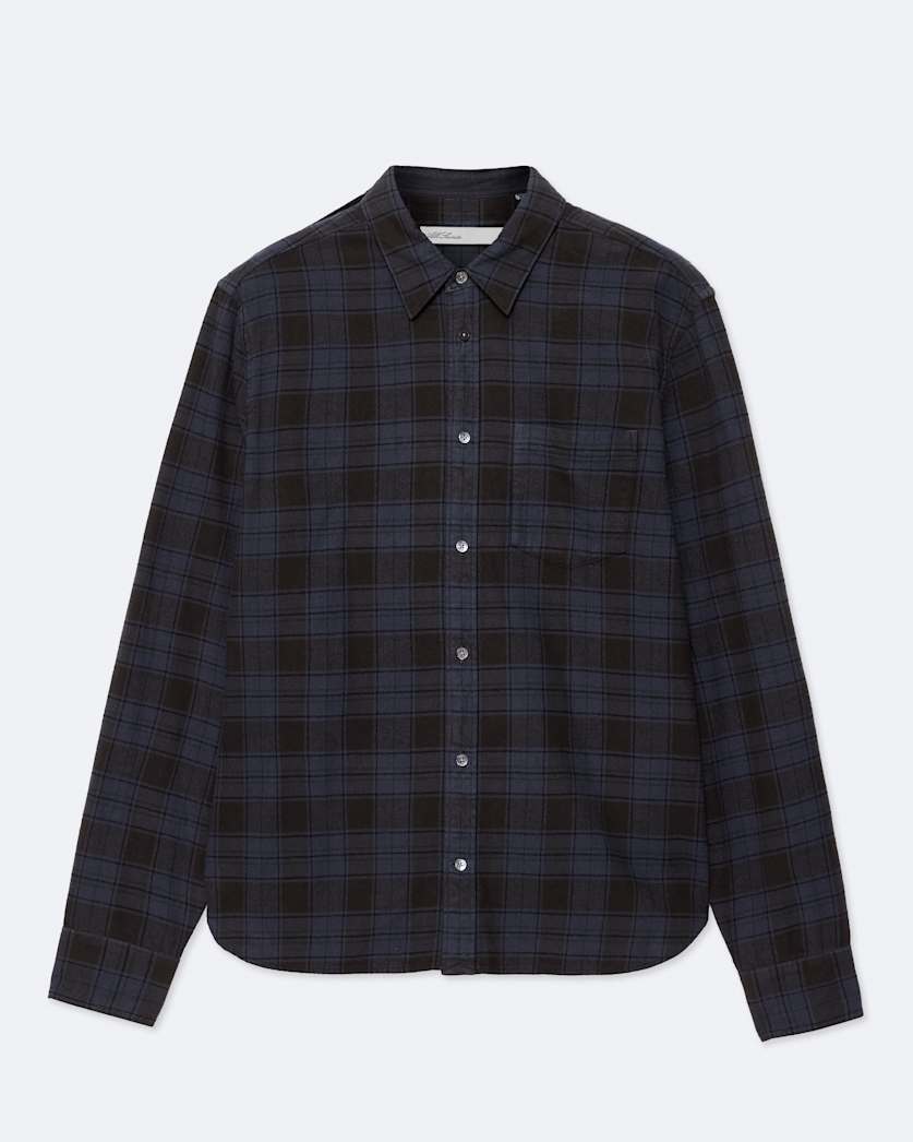 Regular-fit check cotton shirt