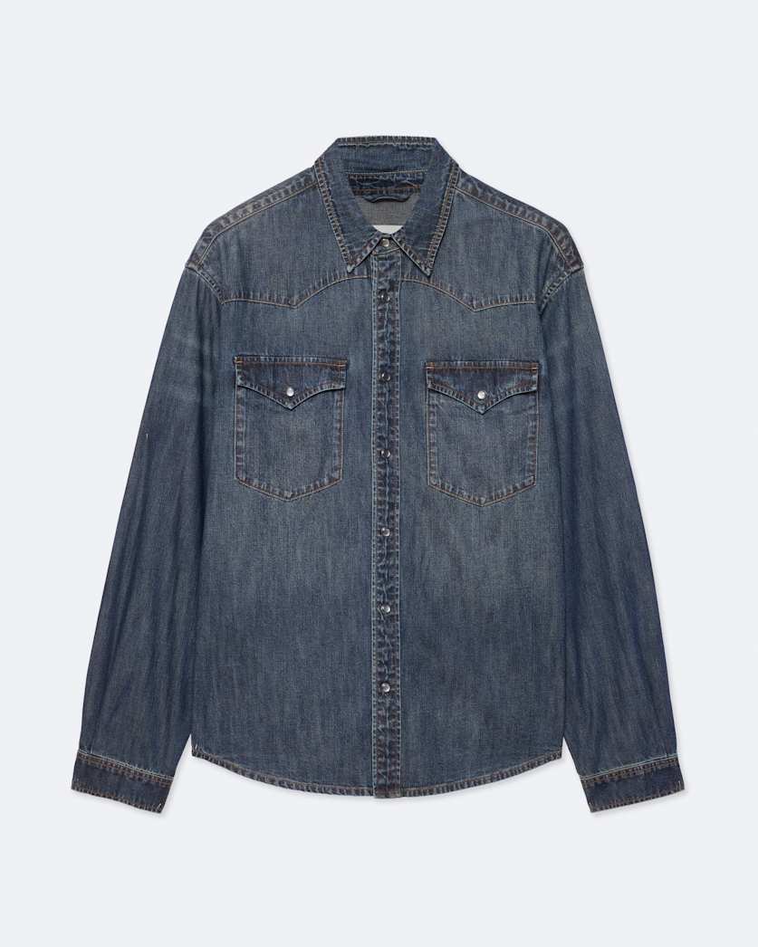 Denim Western shirt