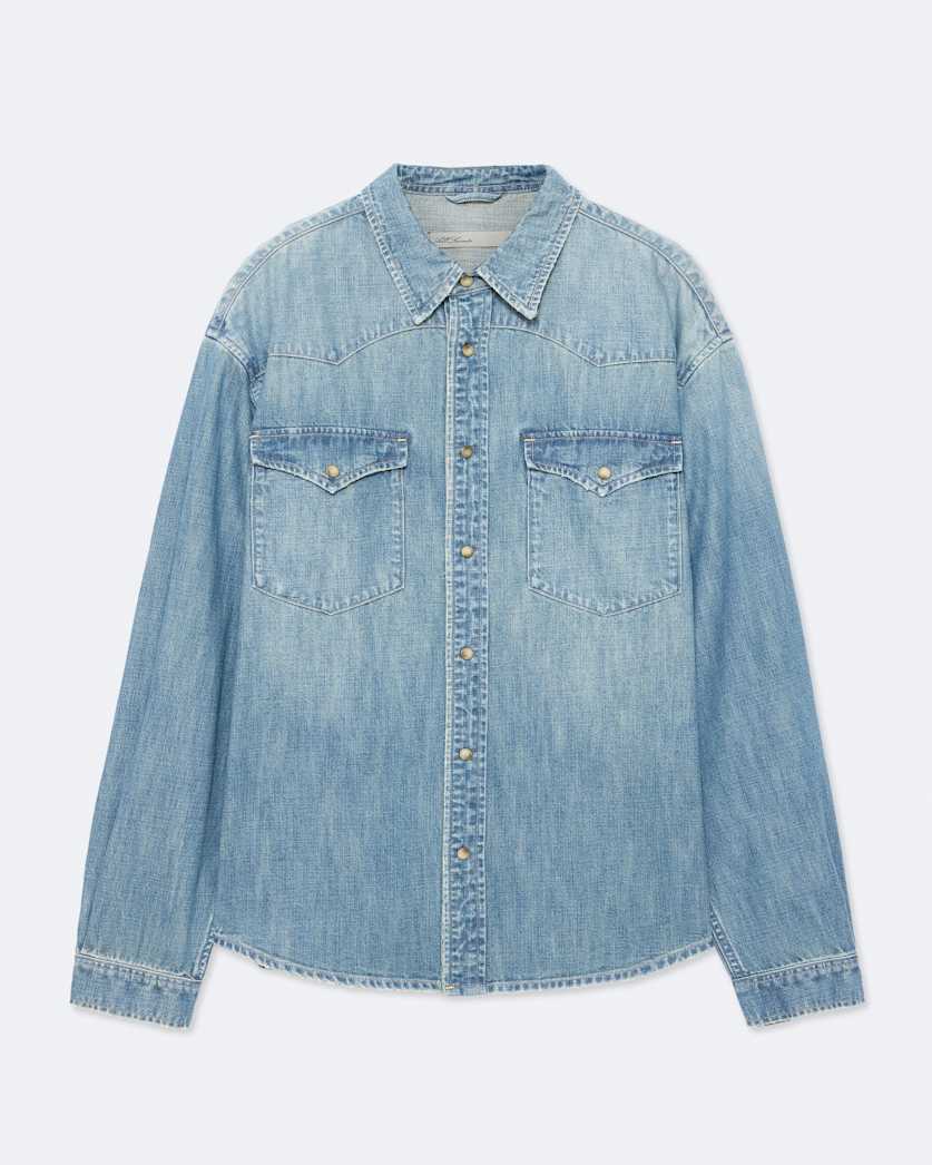 Denim Western shirt