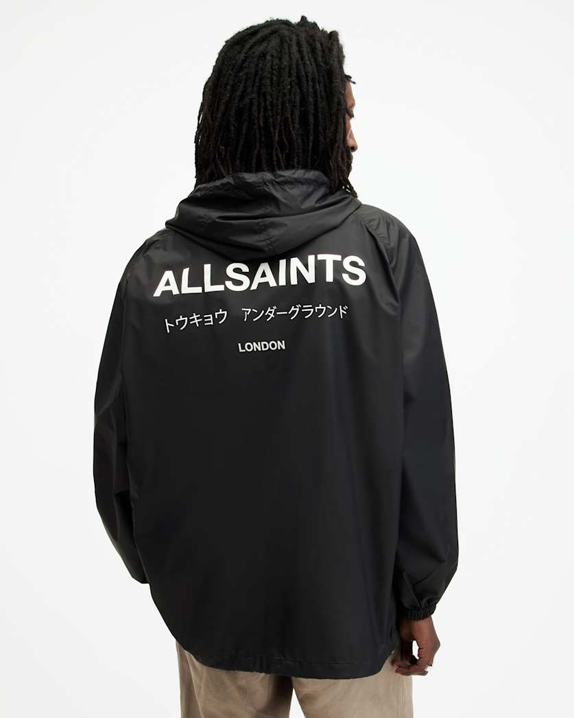Underground Logo Oversized Hood Jacket